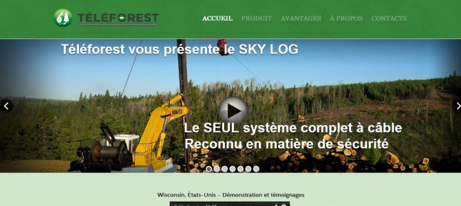 Teleforest.co – Chariot aérien par cable pour la foresterie